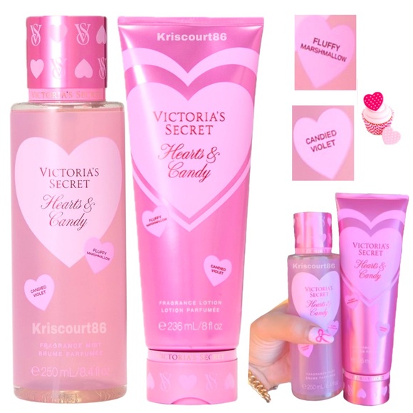 VS Hearts & Candy 2PC Set NEW FULL-SIZE - Picture 9 of 15